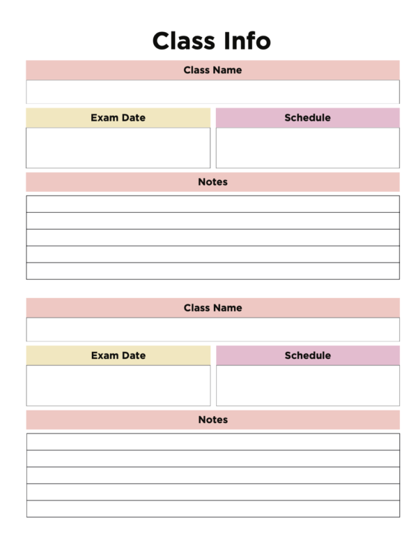 The Ultimate Student Planner: Organize Your Academic Year (Digital Files) - Image 2